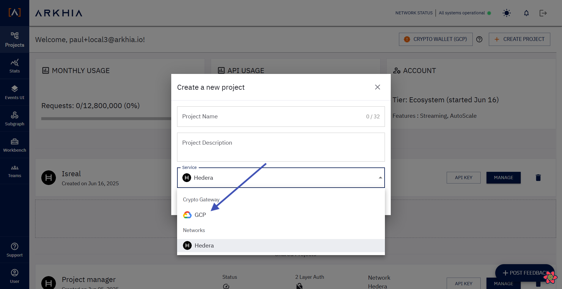 GCP Project Creation