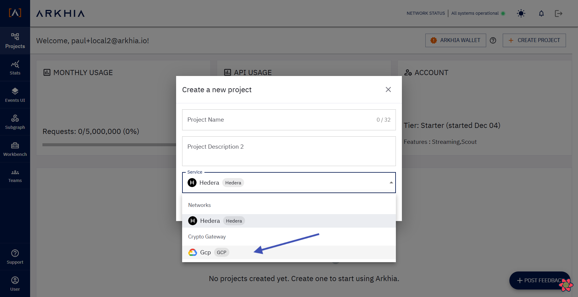 GCP Project Creation