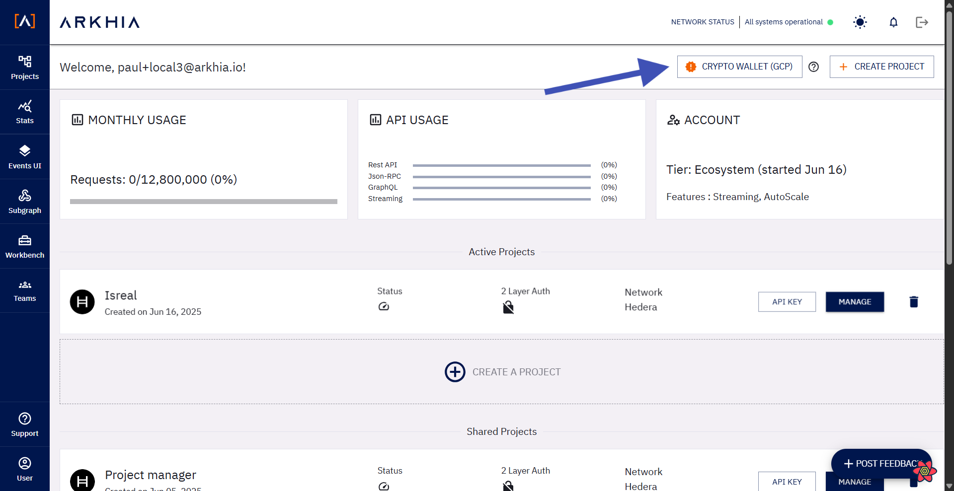 Crypto Wallet Access