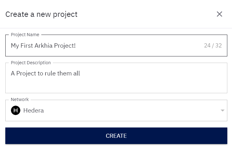 Create Project